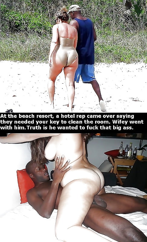 Big booty wanking outdoor cuckold