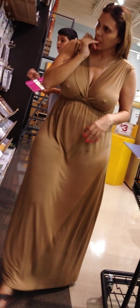 Shopping In See Through Dress Free Porn