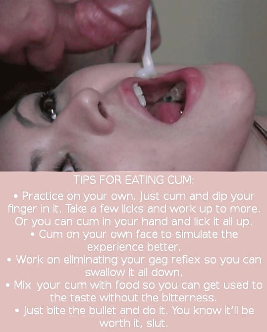 Cum eating training