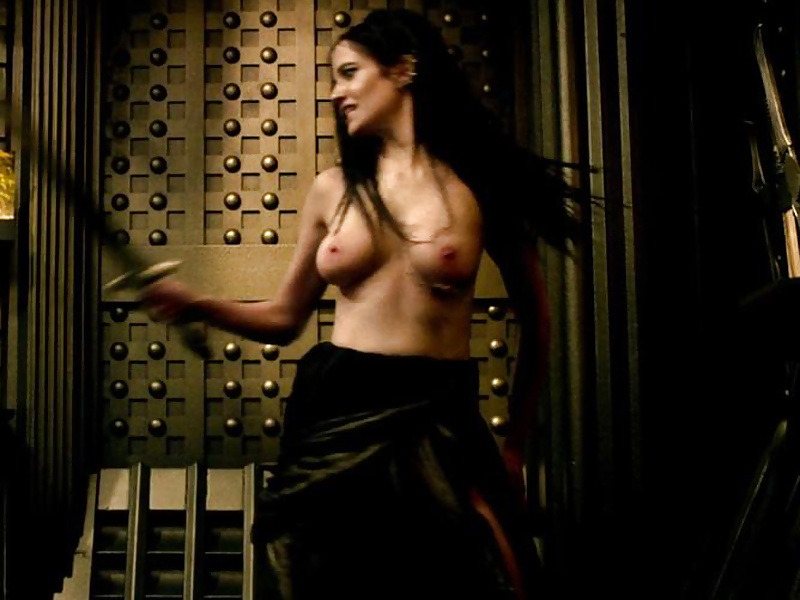 Страстная сцена с Евой Грин из фильма 300 Спартанцев +порно фото