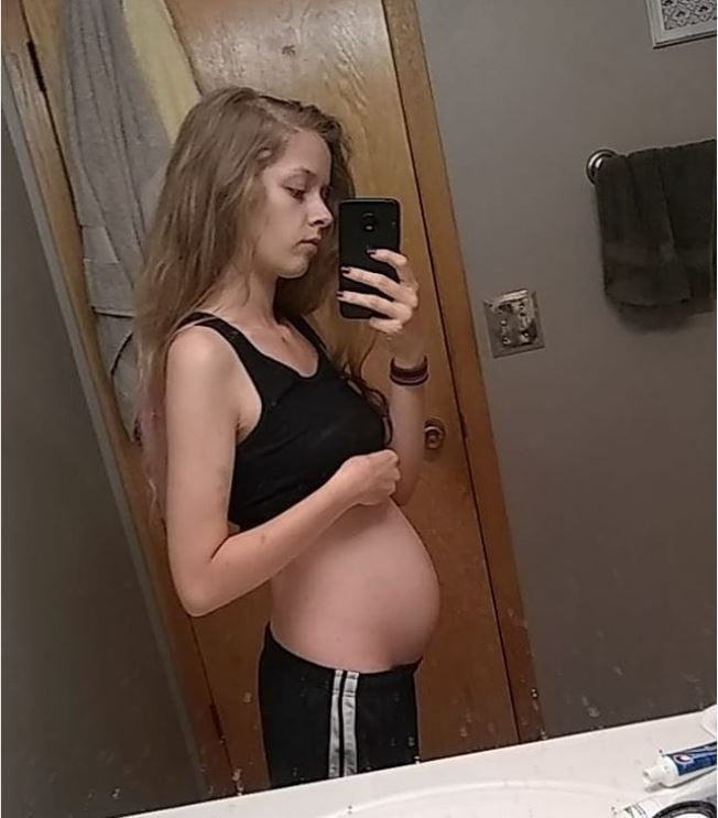 Skinny pregnant