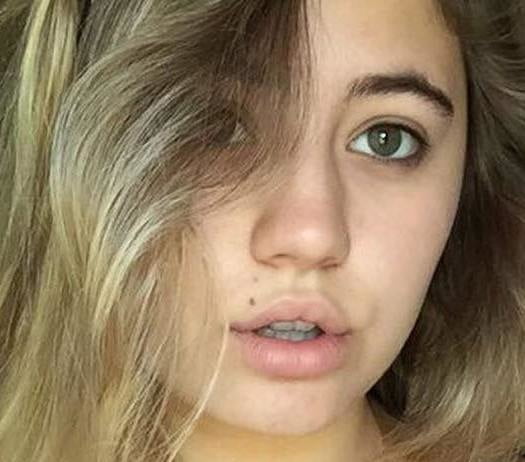 Lia Marie Johnson Fakes Telegraph