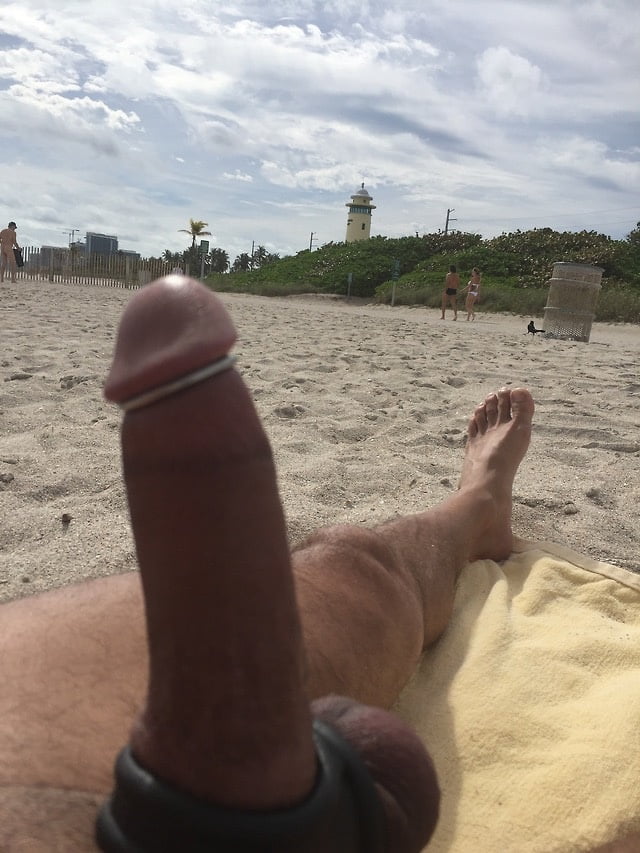 Bdsm yellow masturbate cock on beach