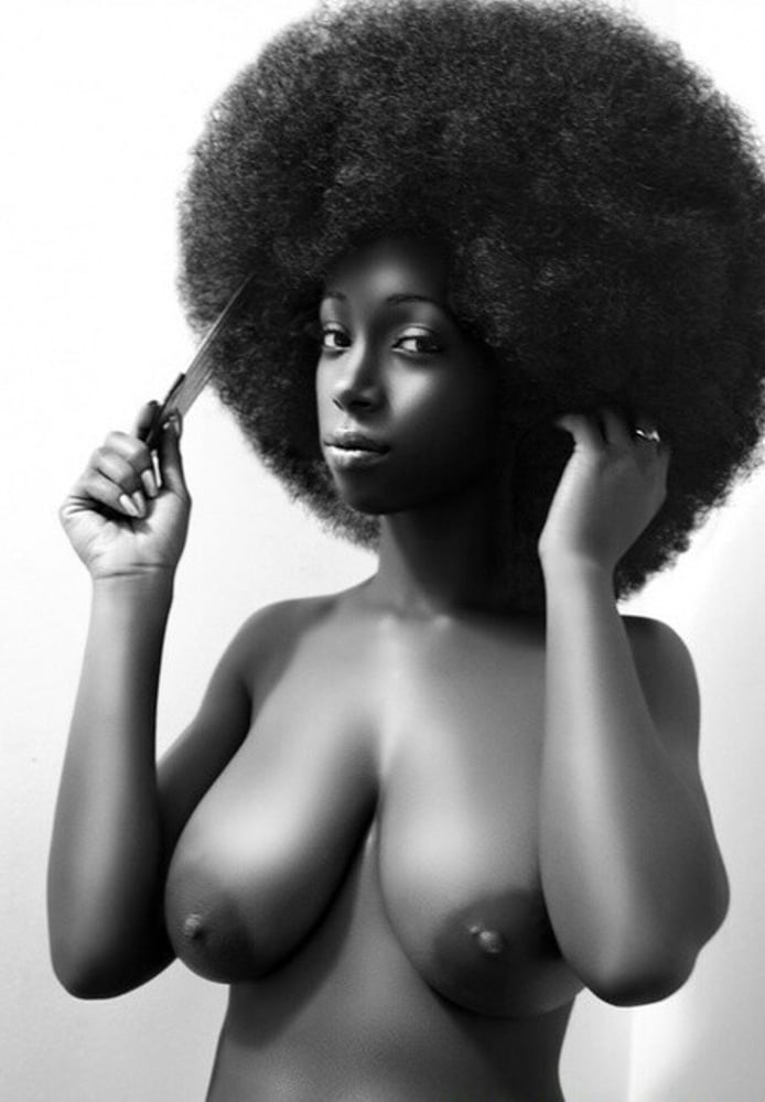 Black Chick Afro Naked - Hot Nude.