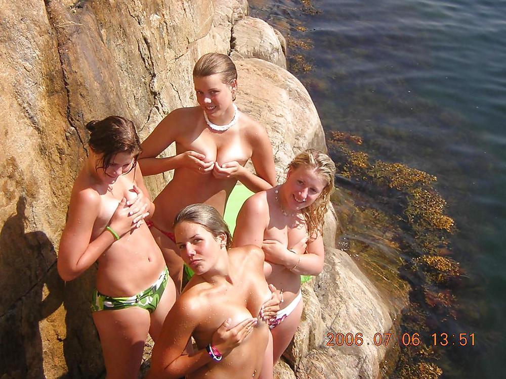 Naked on holiday porn pictures