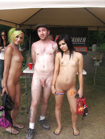 naked in groups!