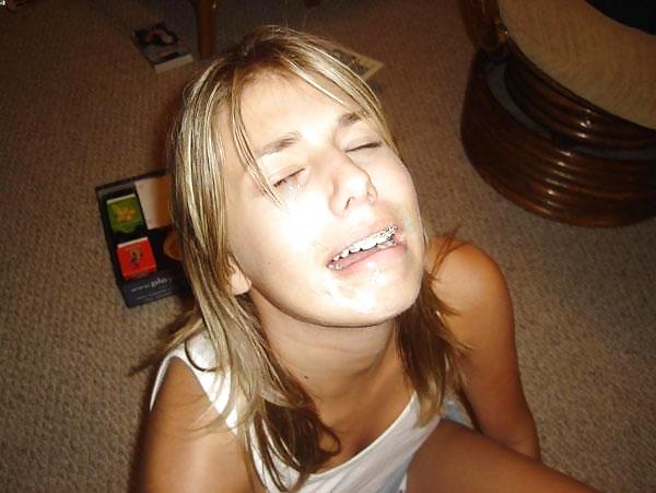 Cum on her teen face porn pictures