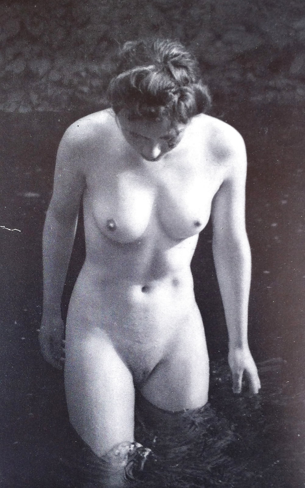 Vintage Nudists with Shaved Slits porn pictures