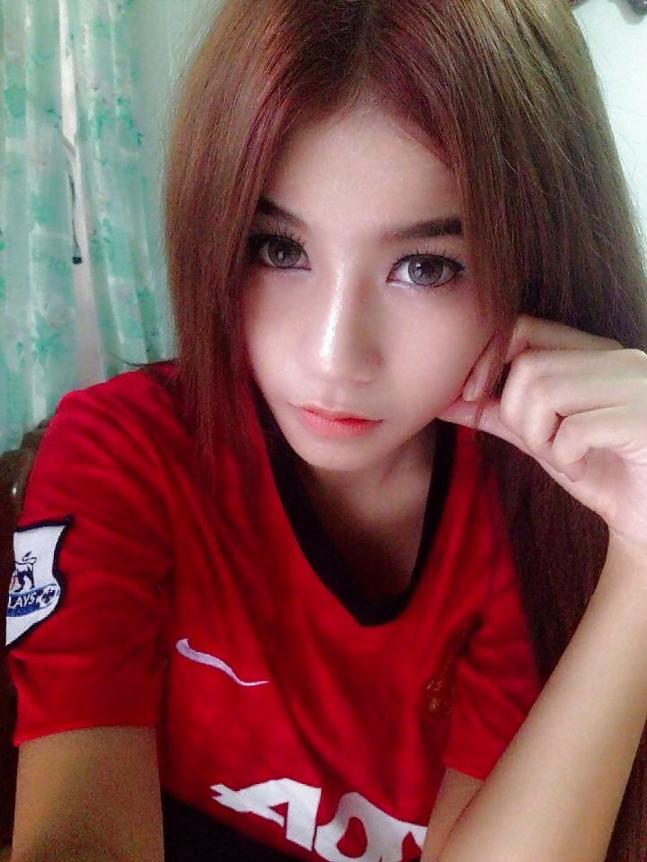 Amateur Self Shot In Football Shirts Thai porn pictures