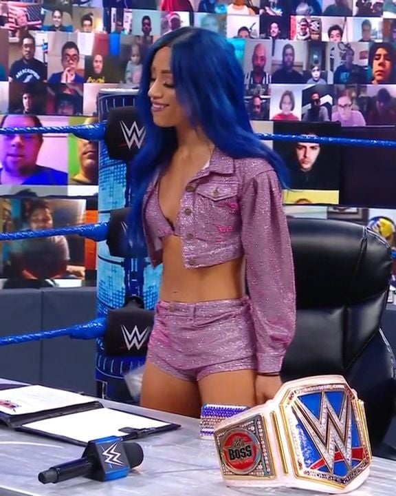 Sasha Banks on smackdown 12.dec.2020 - 95 Photos 