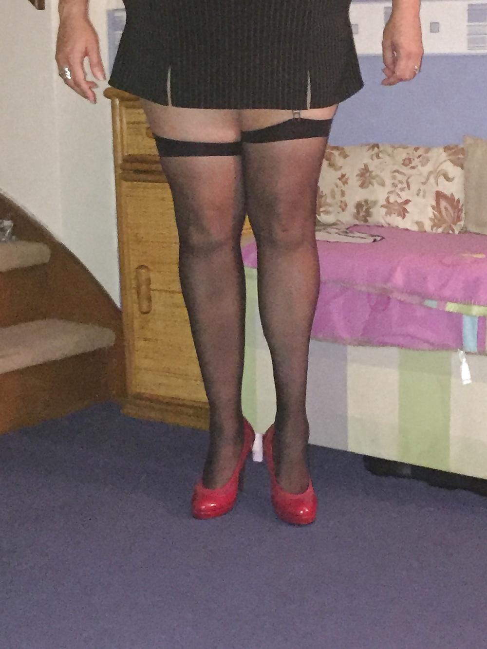 Hotwife-Sexy in Black porn pictures