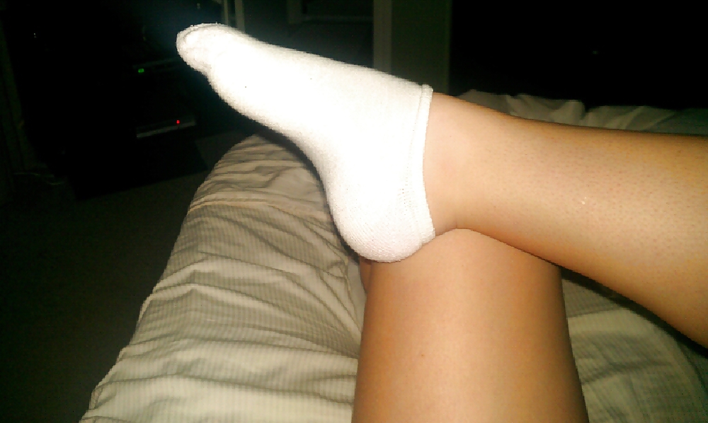 EMILY'S STINKY WHITE ANKLE SOCKS porn pictures