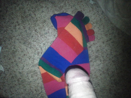 wife cum filled  socks