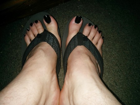 Black Toe Nails preview