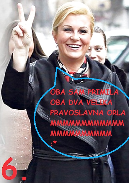 Kolinda Grabar-Kitarovic Croatian comics porn pictures