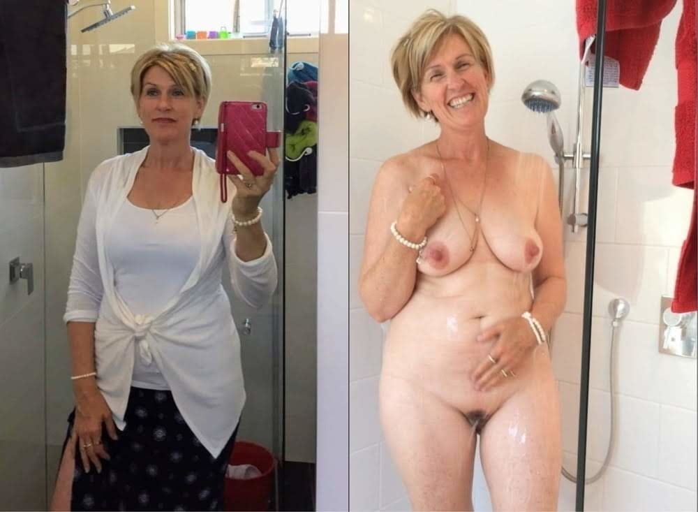 Granny dressed and undressed - 38 Photos 