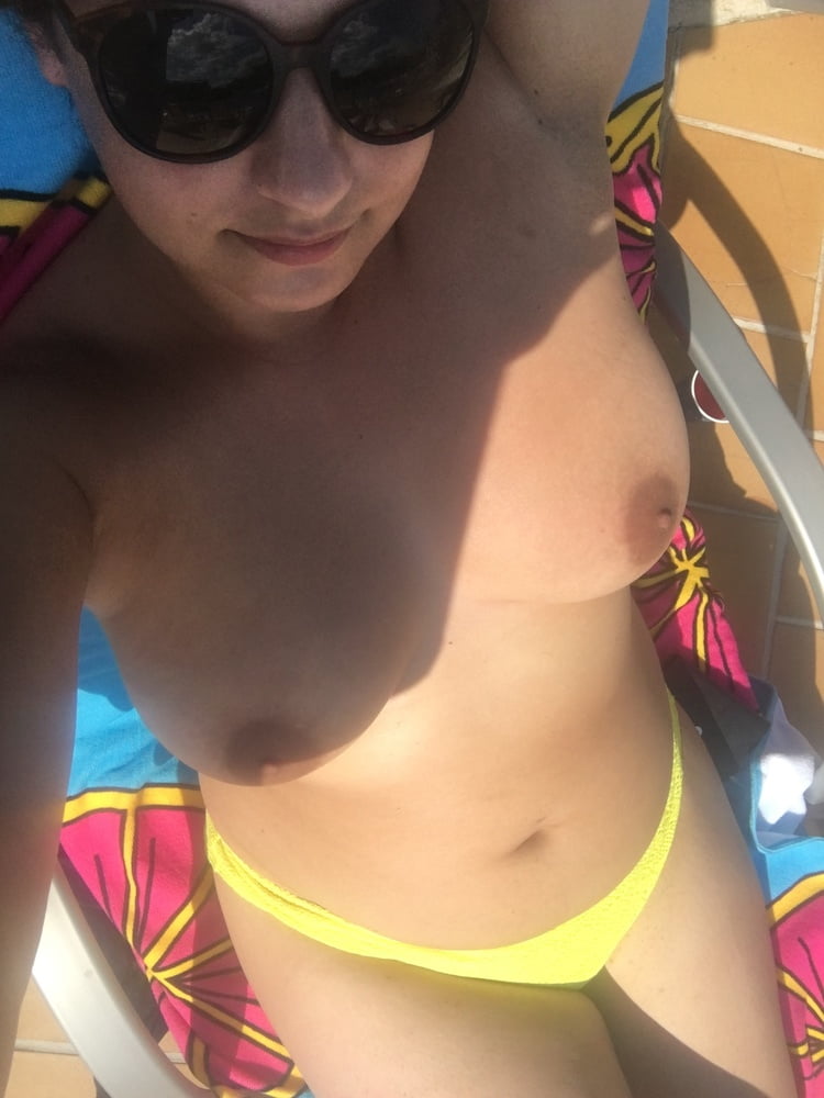 British Girl Going Topless On Holiday