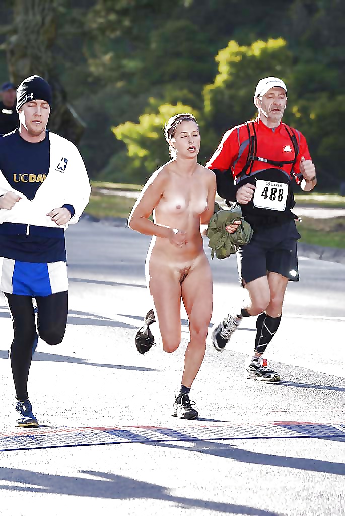 Nude girls running
