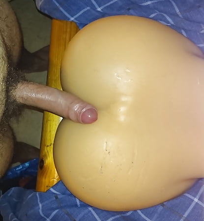 My cock on my ass sex toy