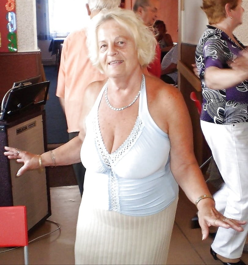 Topless Busty Granny