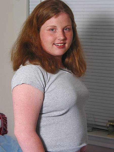 Chubby Red Head Teen with Freckles and Small Tits porn pictures