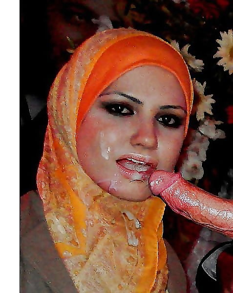 Arabian Muslim Girl Sucking Eating Cum Sperm