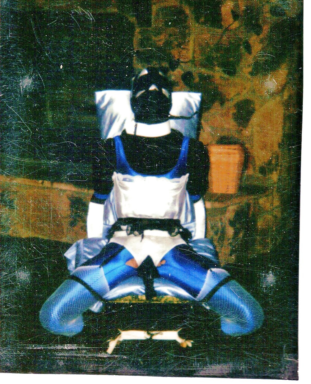 Satin Chair Bondage porn pictures