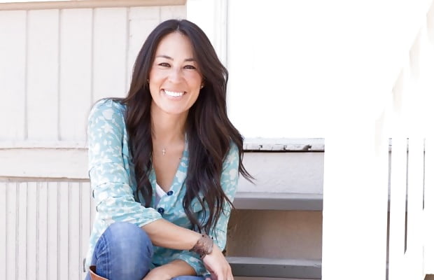 More related hot joanna gaines in peasant top.