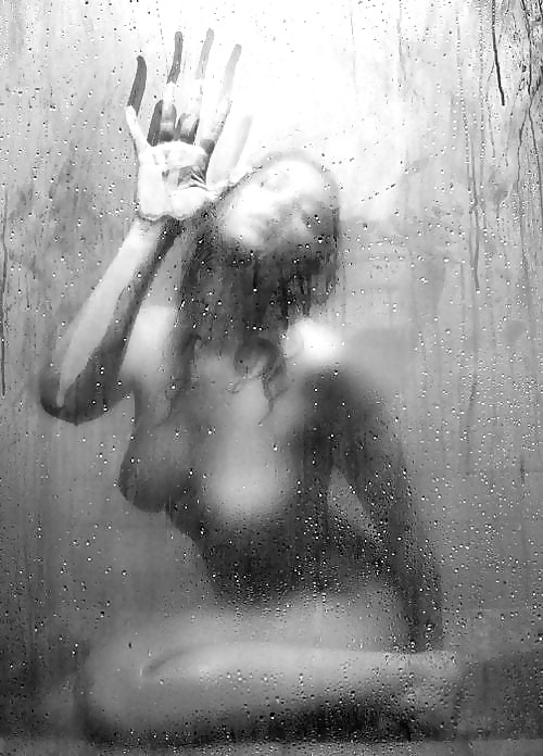 Shower in Black&White #2 porn pictures