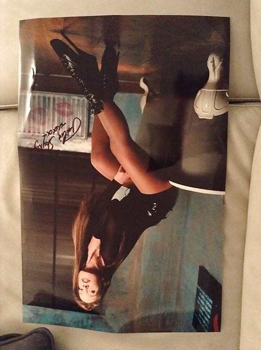 Julie skyhigh in latex catsuit autographed poster porn pictures
