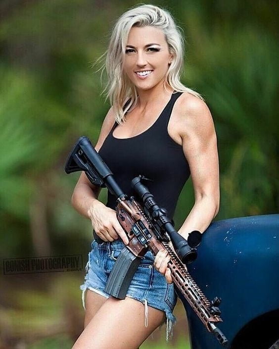 Sexy Girls and Guns - 53 Photos 