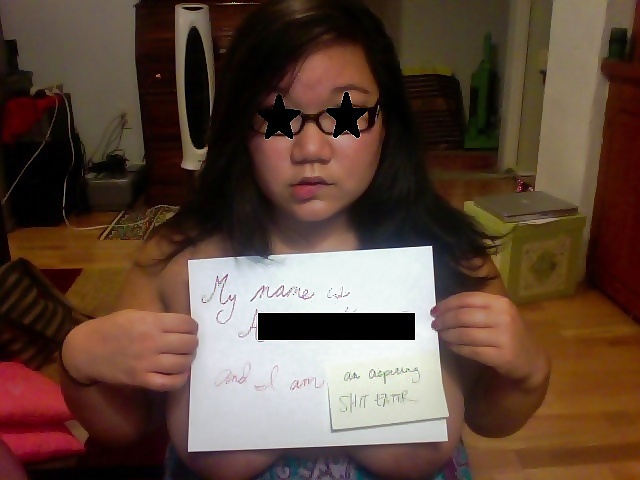 Stupid Fat Asian Fuck Pig For Exposing porn pictures