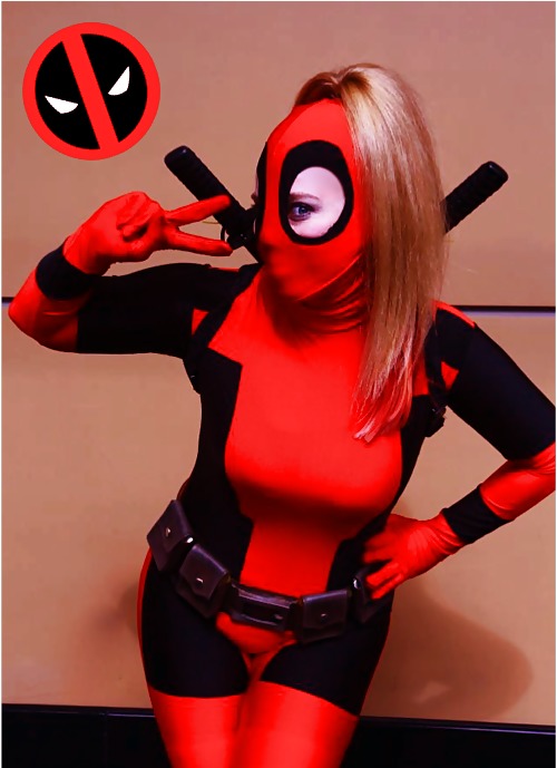 Lady Deadpool Cosplay porn pictures