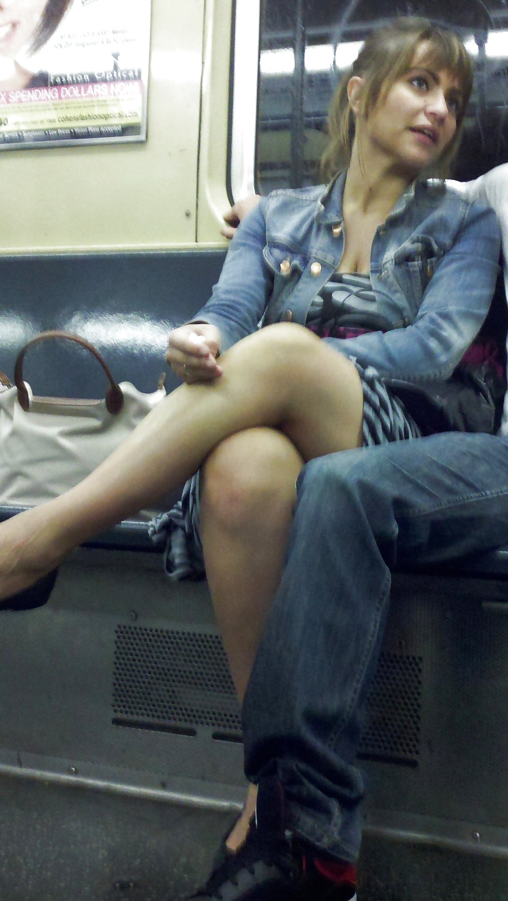 New York Subway Girls Compilation 1 - Legs and Thighs porn pictures