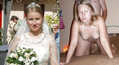 Brides - Dressed and Undressed porn pictures