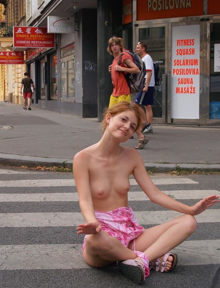 Czech public nudity - 41 Photos 
