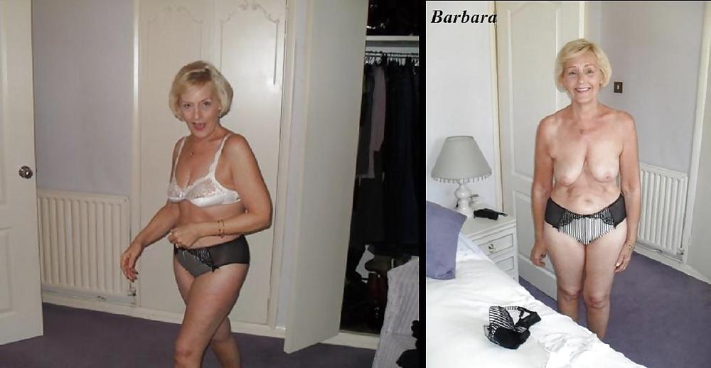 Dressed and undressed mature milf porn pictures