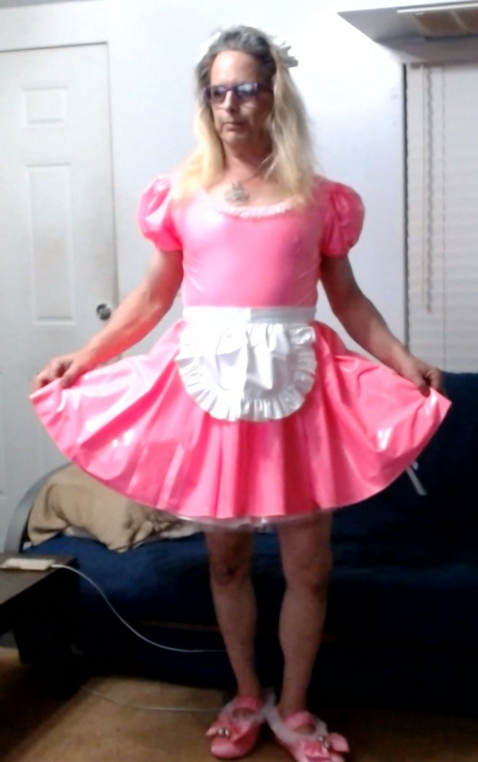 Sissy Slut Ashley Jolene Modeling A Pvc Sissy Maid Uniform 6 Pics Xhamster 0087