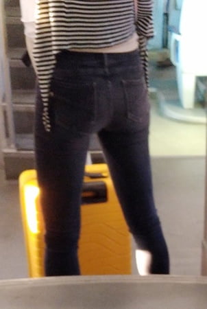 sexy legs and ass whith jeans or thight pant           