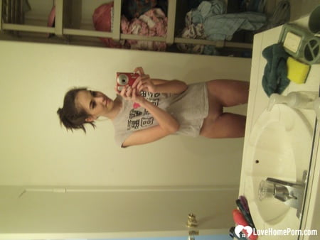 girl with cute eyes seduces like a pro         