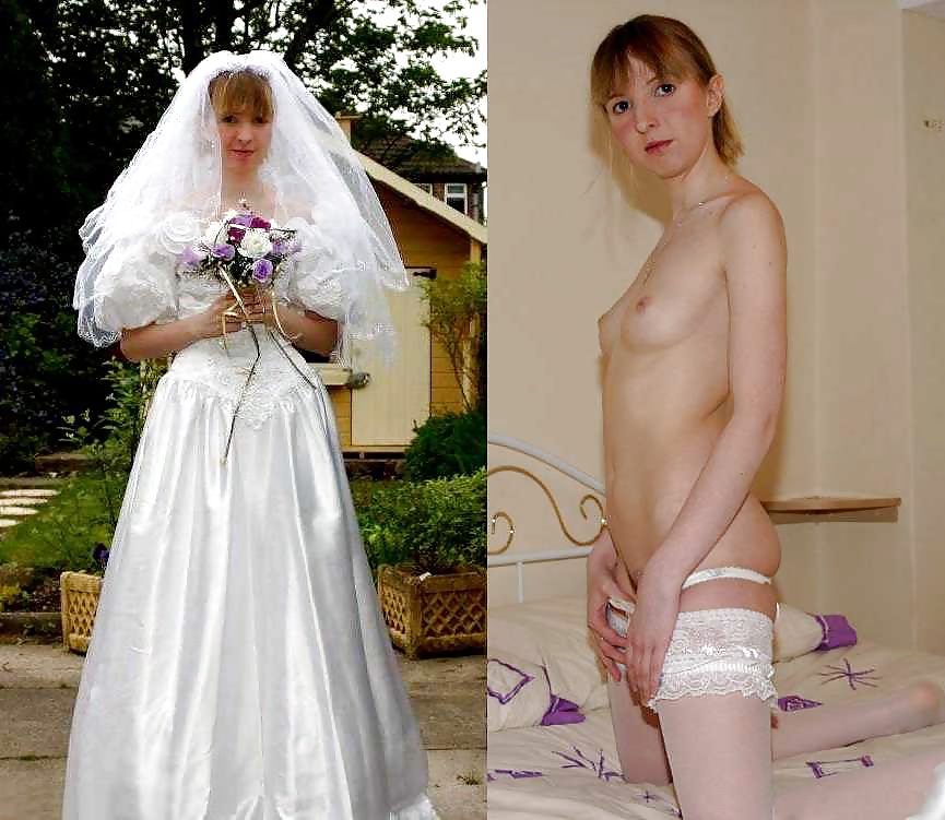 Real Amateur Brides Dressed Undressed 17 porn pictures