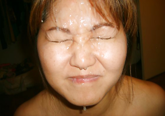 Asian Wife takes a Facial porn pictures