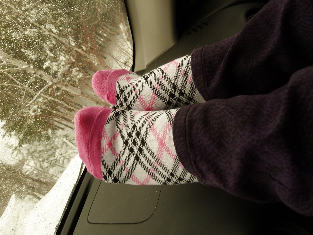 babysitter socks in car porn pictures