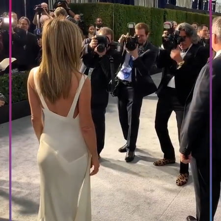 Jennifer Aniston Nipples and Ass SAG Awards 2020.