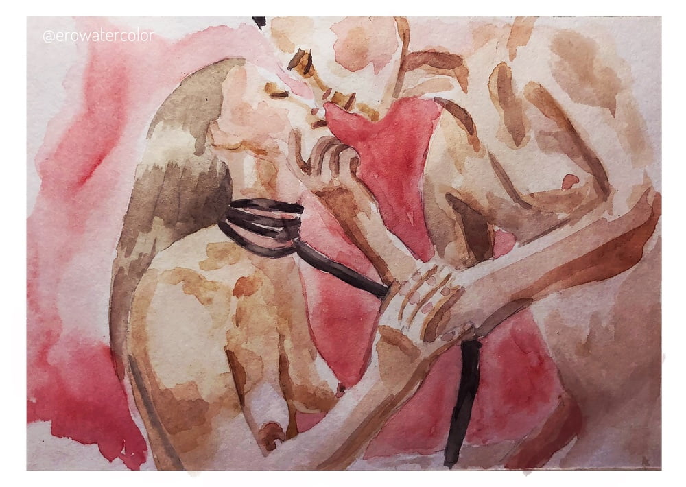 Watercolor pornography- 11 Photos 