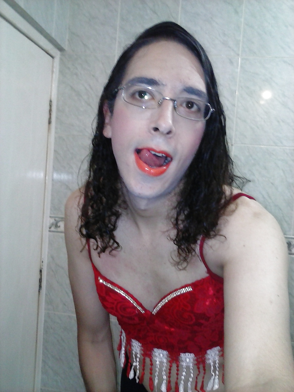 (non-nude) Lorena CDzinha - Lovely crossdresser porn pictures