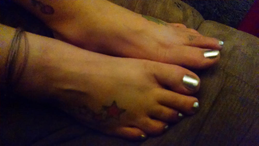 Wifes Barefoot Painted Toes More Pictures Coming Soon porn pictures