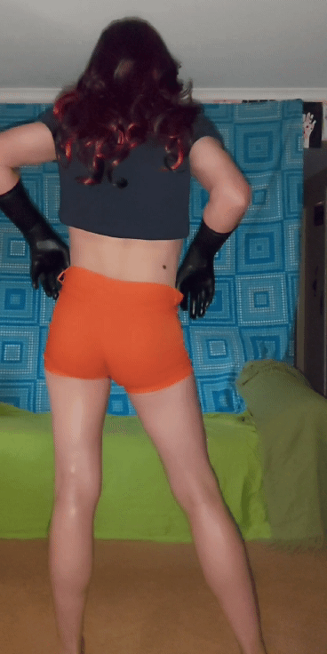 Pulling shorts up my butt