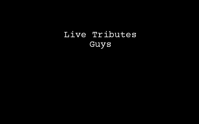 Live Tributes - Guys porn pictures