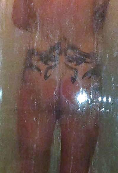 Me in Shower (Tattoo) porn pictures